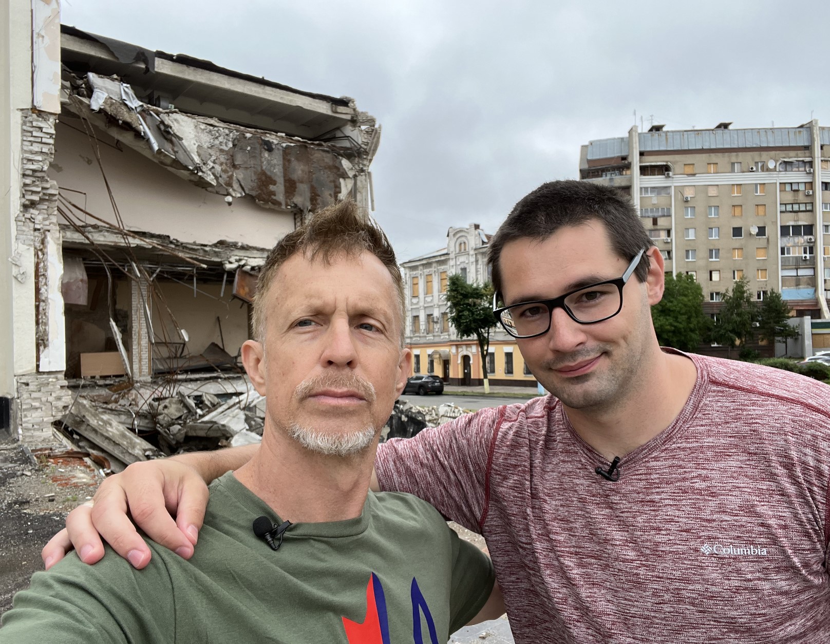 Rob and Misha in Kharkiv